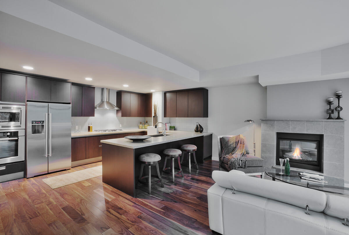 luxury-kitchen-and-living-room luxury-kitchen